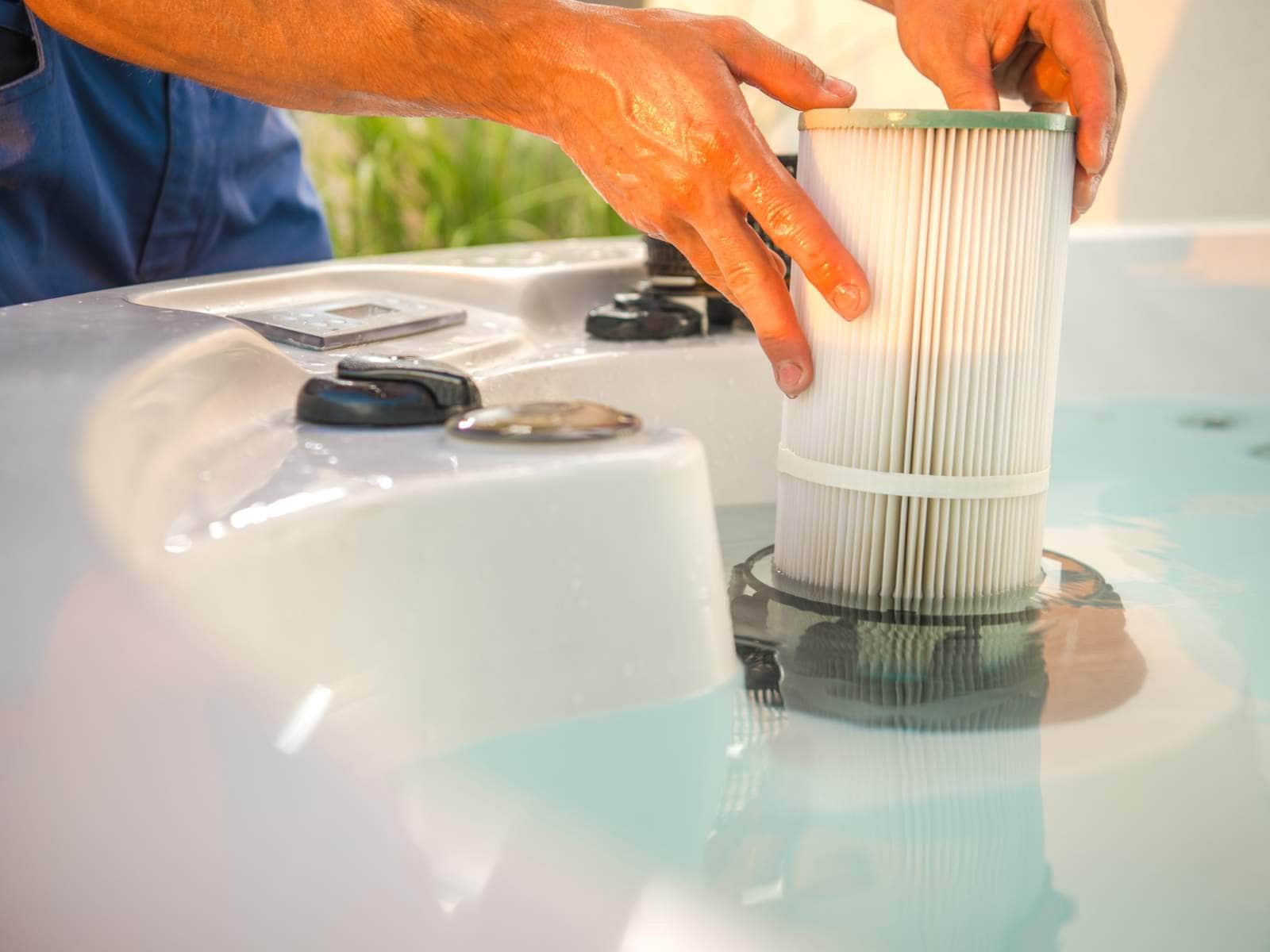 A Simple Guide To Cleaning Your Hot Tub Filter - TUBTEK